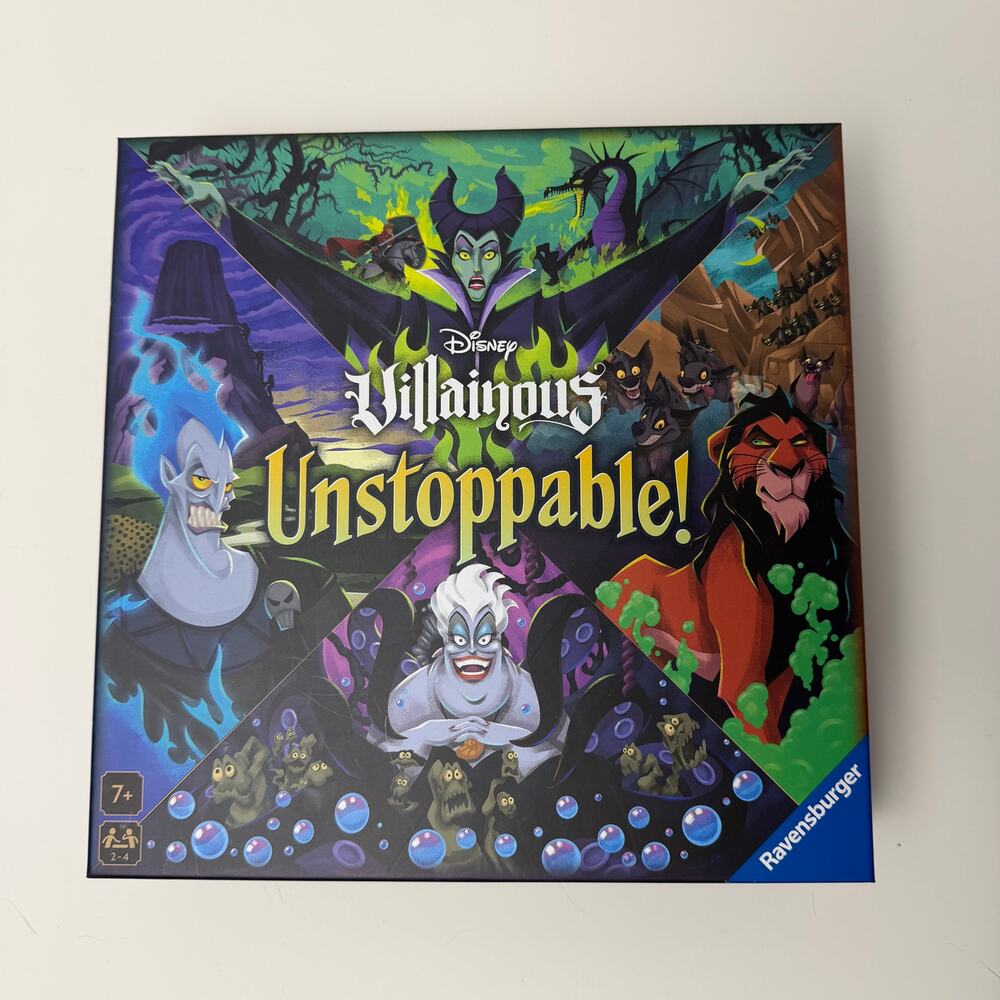 Disney Villainous Unstoppable Board Game‎ Ravensburger 2025 New Sealed Family